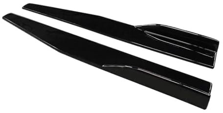 Trittbretter Seitenschweller Für Serie F20 F21 F30 F35 E90 E91 E92 E93 G30 G38 X1 X2 X3 M2 M3 M4 Universal Auto Seitenschweller Stoßstange Diffusor Spoiler Schürzen Auto Schweller(Gloss Black)