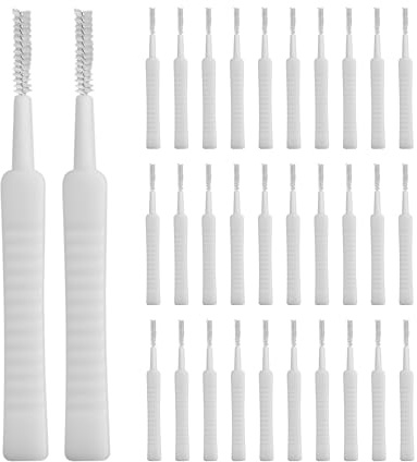 Lot de 30 outils de nettoyage pour pommeau de douche – Brosse de nettoyage multifonctionnelle pour les pores – Brosse de nettoyage fine pour petit trou et anti-encrassement