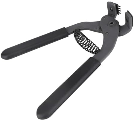 Leather Hole Punch Plier, 4mm Steel Hand Strap Leather Hole Punch Pliers | Silent Watch Band Belt Tool Stitching Tools for Belts, Collars, Shoes Craft Projects (4mm-4 teeth)