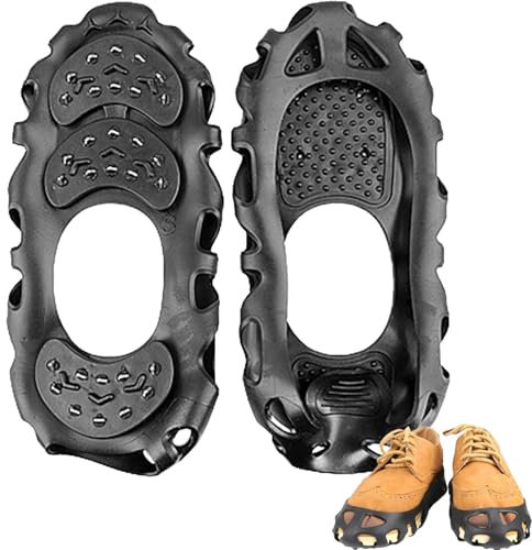 für Schuhe, Eisstollen für Stiefel | 30 aus Legierung mit Nieten für Wanderschuhe,Dachstiefel-Pads, Eisgriffe für Schuhe, rutschfeste Schuhspikes für Winterwandern, Klettern,