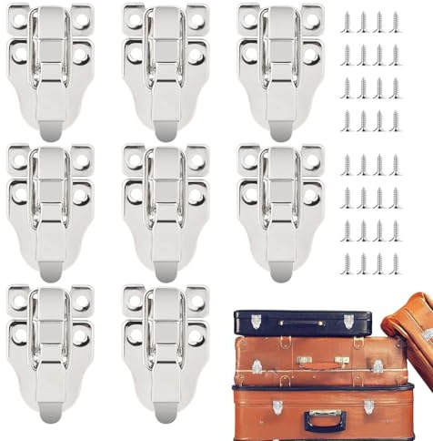 dmqdu Cerradura de metal con pico | 8 barritas de pecho retro con