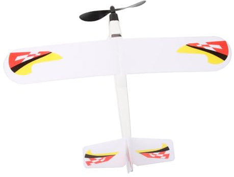 TOYANDONA Rubber Band Airplane for Boys and Girls Diy Glider Outdoor Toy Flying Model Airplane for Backyard Park Activities Random Style