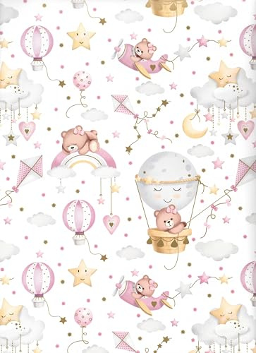 ARKRAFT Papier Cadeau 3 Feuilles 90 x 65 cm Produit en Italie papier FSC emballage Sans Plastique (18-9411)