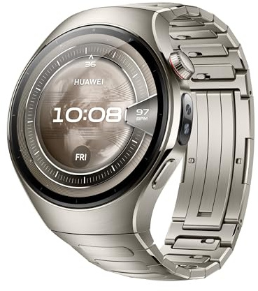 HUAWEI Watch 5 Smartwatch, GPS, 46mm, Silber