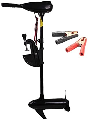 Trolling Motor,Outboard Motor, Boat Electric Trolling Motor Engine By DC Battery Driven Propeller Fishing Inflatable Boat Dinghy Raft Sea Salt for Kayak, Inflatable Fishing Boats(12V-65 LBS)