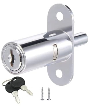 Secure Cylinder Systems with Threaded Fastener Pressure with Mounting Screws Sliding Door Security Locking Furniture with