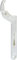 KS Tools 517.1303 Llave de gancho articulada con pico, 32-76mm