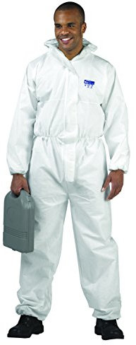 Portwest 5 Stück Chemie Schutzanzug Kat 3, Typ 5 und 6 Gr. L - Antistatisch (L)