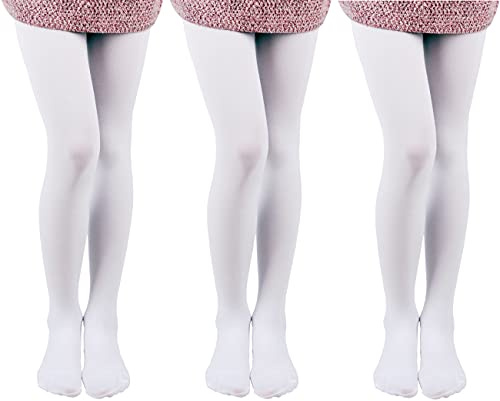 EVERSWE Microfaser 40 DEN Kinder Strumpfhose für Mädchen 3er Pack