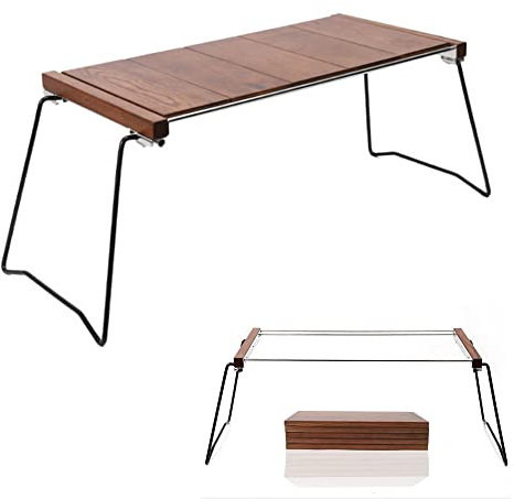 XVBVS Klappbarer Campingtisch für den Außenbereich, tragbarer zusammenklappbarer Picknicktisch, 5 abnehmbare Planken, Grilltisch mit Tragetasche zum Kochen, Grillen, Angeln, Picknick