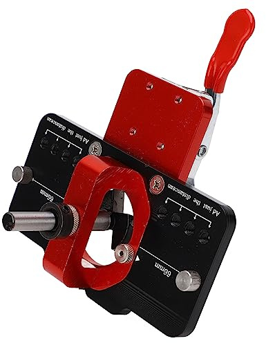 Concealed Hinge Jig 35mm with Drill Bit, for Door Cabinet Furniture, Alloy, Safer Clamping