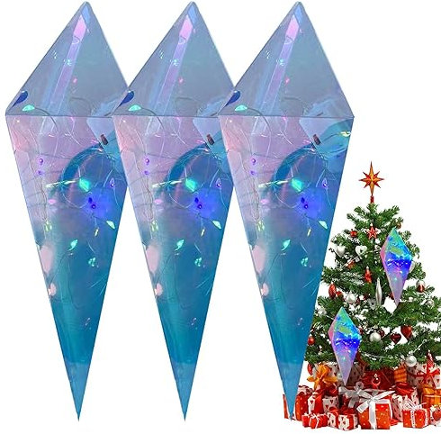 Fulenyi Eiszapfen Weihnachtsschmuck,Leuchtendes Eiszapfen-Weihnachtsornament-Set | Tragbare Hänge-Eiszapfen-Ornamente für Weihnachtsbaum- -Dekorationen