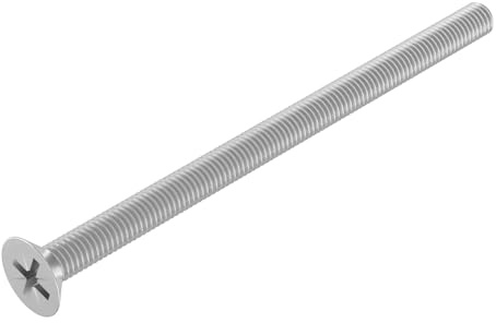 SECCARO Senkschraube M6 x 100 mm, Edelstahl V2A VA A2, DIN 965, Kreuzschlitz/PZ, Vollgewinde, 20 Stück