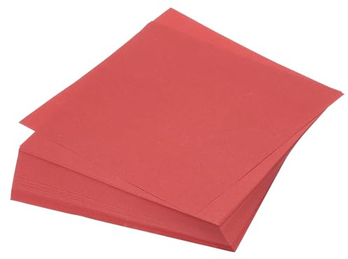 QUARKZMAN 125 Blätter Origami-Papier beidseitig bedruckt 6x6 Zoll (15x15 cm) quadratische Blätter für Kunsthandwerk, Anfänger, Geschenkdekoration, leuchtendes Rot