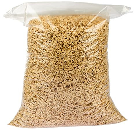 Browin® Räucherchips Erle und Buche Mix 15 kg 780206 | Räucherholz 7:3 Mischung für Fleisch und Fisch | Räucherspäne 6-8 mm zum Räuchern und Grillen | Smoking Chips für Smoker, Gasgrill und Grill