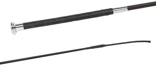 Fleck Sporty - Fusta de doma (nailon, 120 cm), color negro