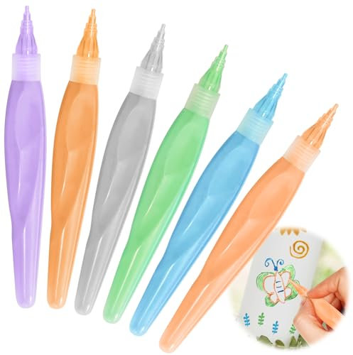 Pastelli a Cera per Candele (Multicolori-6), Set di Spen, Matite per Decorare e Personalizzare Candele di Alta Qualità