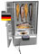 NOWOSmoker Edelstahl Räucherofen -Doppelwandig Isoliert- Spitzenqualität Made in Germany - Elektrischer Räucherschrank - 80cm Smoker Warm- & Kalträuchern - Optional Holz/Gas - Viel Zubehör