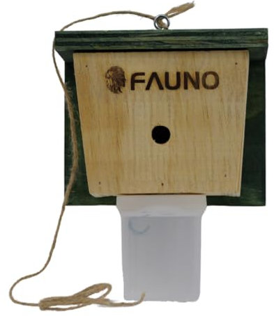 Confezione da 2 trappole per esterni da giardino - Uccide le vespe bottiglia con attraente liquido riutilizzabile 2 pezzi esca efficace Vespa Velutina legno riciclabile biodegradabile facile da