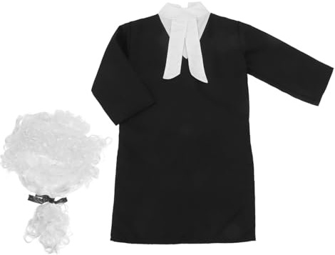 FUNNETOYU Halloween Richterkostüm für Kinder aus Polyester mit Realistischer Optik und Schnellem und Ausziehen für Rollenspiele und Partys