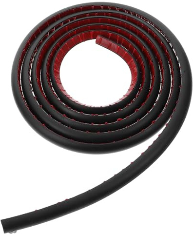 KOMBIUDA Plinthe Souple PVC Adhésive Quart Rond Moulure Flexible Résistante pour Sol Escaliers Angles et Bain Finition Décorative et Protection