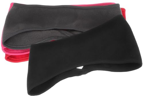 HEMOTON Fascia Protettiva in Pile Caldo Antiveento, Fascia Sportiva Traspirante per Chioma Lunghi, Set 4 Pezzi per Ciclismo, Escursionismo e Allenamento Invernale Uomo Donna