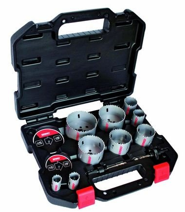 Juego de Trepan Bimetal Erko de 11 piezas