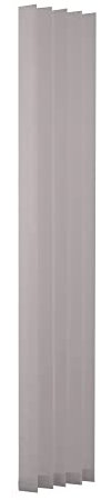Ventanara® 19 Lamellen einzeln grau 89mm Ersatzlamellen für Lamellenvorhang Vertikaljalousie 180 cm