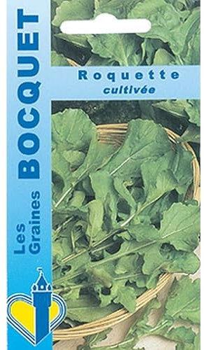 Sachet de graines de Roquette cultivée - 5 g - légume feuille - LES GRAINES BOCQUET