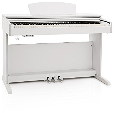 DP-10X Digitalpiano mit 88 Gewichteten Tasten von Gear4music Weiß