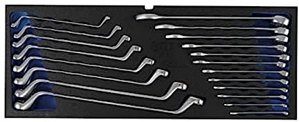 BGS 3342 | Schaumeinlage für Art. 3312: Doppel-Ring, Ring-Maulschlüssel-Satz | 20-tlg.