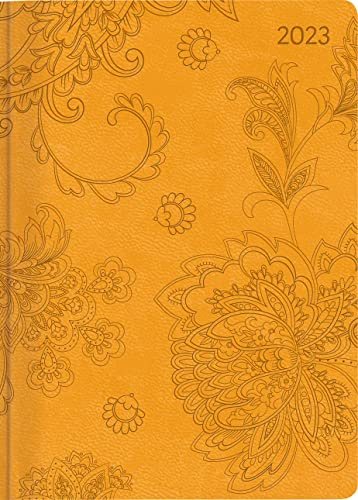 Ladytimer Deluxe Honey 2023 - Taschen-Kalender A6 (10,7x15,2 cm) - Tucson Einband - mit Motivprägung - Weekly - 192 Seiten - Alpha Edition