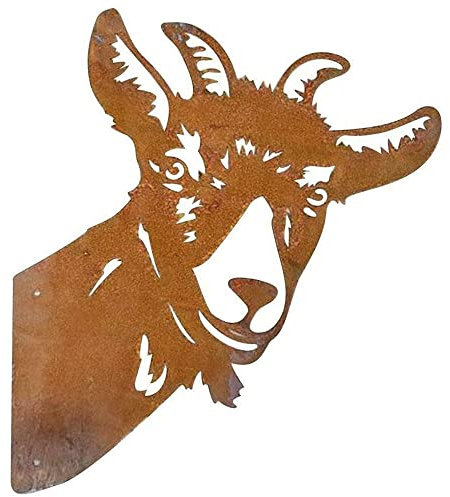 SEABABOO Decorazione Artistica Da Giardino Decorazione Da Parete Per Albero Arrugginito Da Giardino In Metallo Spina Giardino Decorazione Ruggine Fattoria Peeping Peeping Con Vite Farm Decor