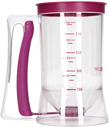 Séparateur de Pâte à Crêpes, Distributeur de Pâte 900 ML Séparateur de Crème de Pâte Outil de Cuisson pour Cupcake Gâteau Gaufre