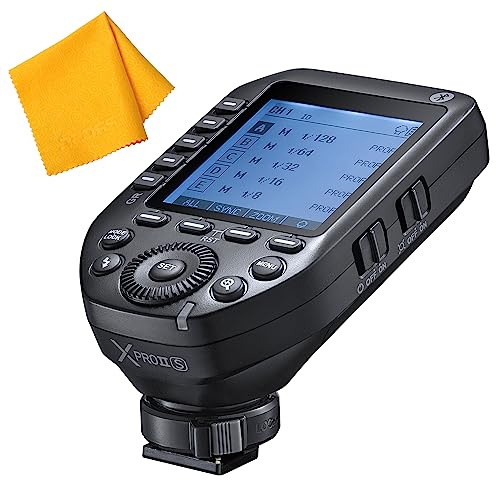 Godox XProII XProII-S Funk-Blitzauslöser für Sony Kamera, 2,4 G kabelloser Blitzsender HSS 1/8000S, Bluetooth-Verbindung, TCM-Transformationsfunktion, großes LCD-Display (Xpro-S Upgrade)