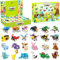 DBPBToU Regalos Calendario Adviento Niños Mini Bloques De Construcción 2025, 24 Sorpresas De Calendario De Adviento, Juguetes Para Niños Y Niñas (Animales e Insectos)