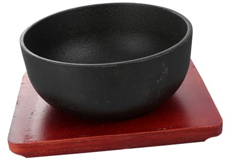 SHOWERORO Bol Fonte Pour Soupe Miso Et Riz Bol Bibimbap Simple Récipient Alimentaire Antiadhésif