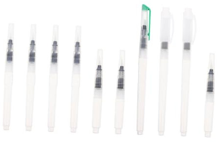BELLIFFY 10stücke Wasserfarben Pinselstifte Für Malen Tragbare Aquarellstifte Zum Zeichnen Wie Abgebildet