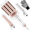 3-in-1-Lockenstab und Glätteisen-Set, 3-Röhren-Lockenstab (1 Zoll), 32mm-Lockenstab (1 1/4 Zoll), Haarglätter (1 Zoll), Kann Verschiedene Frisuren Kreieren, Glattes Haar, Lockiges Haar, Usw.