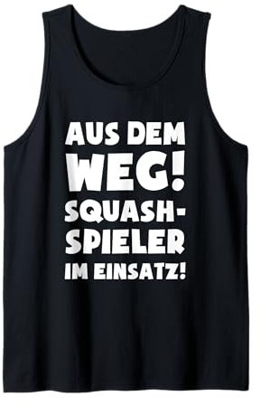 Squashspieler im Einsatz! - Squashs Kleidung Squash Tank Top