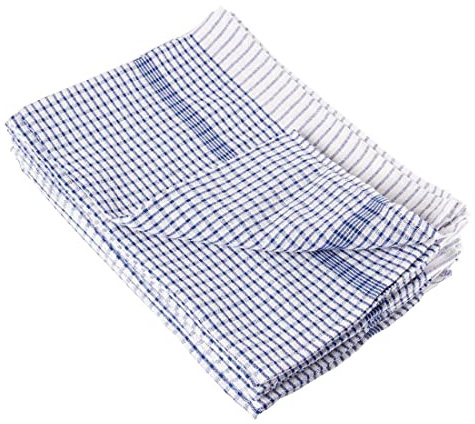 Vogue CC596 Wonderdry Geschirrtücher, 95% Baumwolle und 5% Polyester, blau (10 Stück)