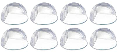 hauck Corner Me 2 Eckenschutz und Kantenschutz für Kindersicherung Stoßschutz für Baby und Kinder, Eckkantenschutz für Tische und Möbel, Baby Schutz, 8 Stück, Transparent