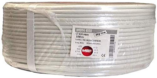 CAVO TV SAT 6,6mm DIGITALE Messi & Paoloni modello MDN650 100mt