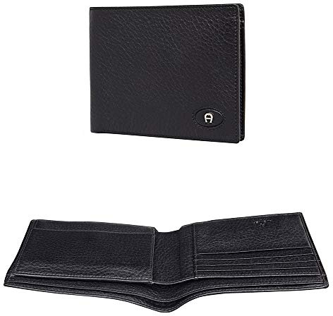 Aigner Portemonnaie 152796 Querformat schwarz