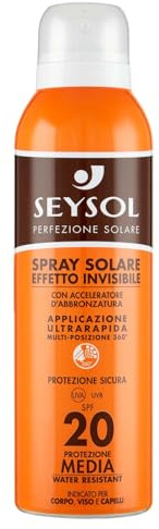 Seysol Solspray med osynlig effekt Spf 20, 150 ml