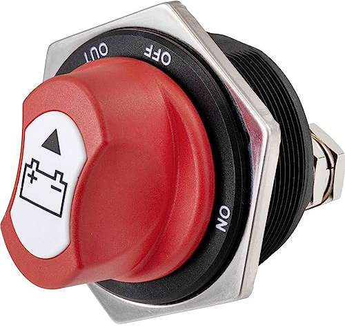 TRU COMPONENTS TC-9075592 Batterieschalter 32V/DC 300A 1 Stück Ein/Aus Schalter IP56 1 Stück