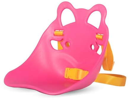 KIXZSAZ Comodo seggiolino per bambole, sicuro e compatto per biciclette, seggiolino per bambole sicuro e delicato sulla pelle per biciclette per bambini, rosa