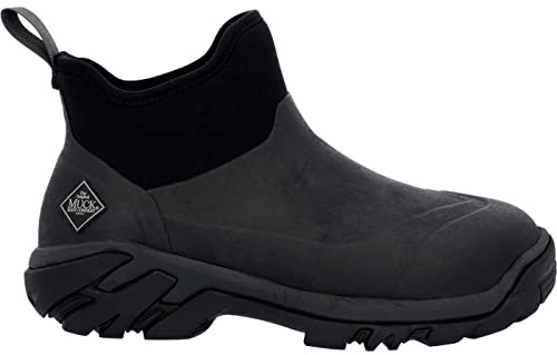 Muck Boots Men's Woody Sport Pull On Waterproof Ankle Boot, Black, 10