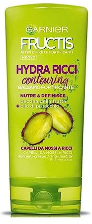 Garnier Fructis Balsamo Definizione, Per Capelli da Mossi a Ricci, Anti-Crespo, Per una Chioma Morbida e Luminosa, Hydra Ricci, 200 ml