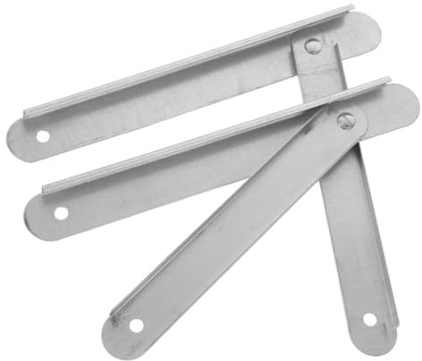 Hemobllo Aluminium Leiterzugstange Dachbodenleiterscharnier Verstärkt 45cm Weiß Leiterscharnier Ersatzteil Für Haushaltsstehleiter Klappleiter Montagezubehör